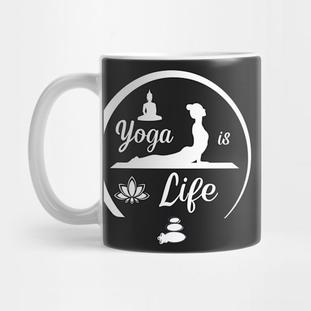 Yoga is life by HyzoArt